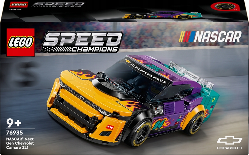 LEGO Speed Champions 76935 NASCAR Chevrolet Camaro ZL1 novej generácie
